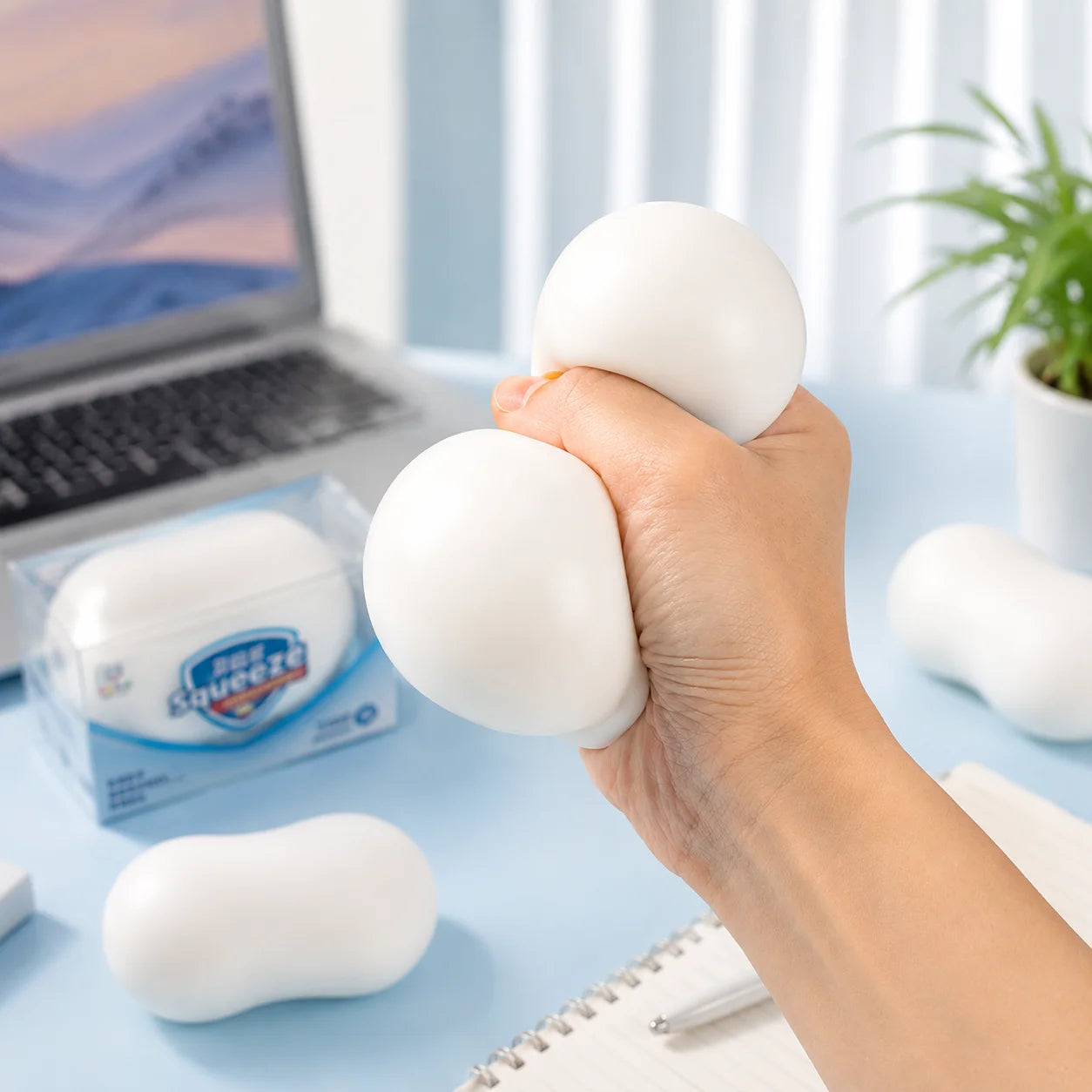 Europe Certified Squishy Soap Ball Stress Ball Filled Soft Squeeze Fidget Toy anti Stress Anxiety Relief Hand Decompression Toy