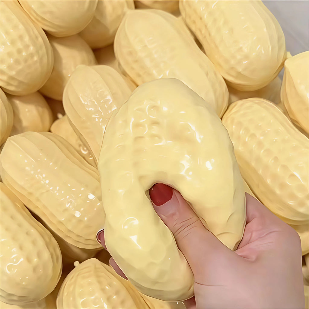 Peanut Stress Relief Ball Squishy Toys Buttery-Soft Feel Fidget Toy ASMR Squeeze Ball for Kids Adults Party Favor Birthday Gifts