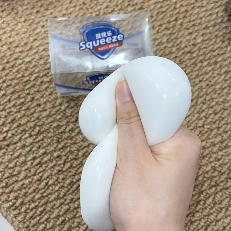 Europe Certified Squishy Soap Ball Stress Ball Filled Soft Squeeze Fidget Toy anti Stress Anxiety Relief Hand Decompression Toy